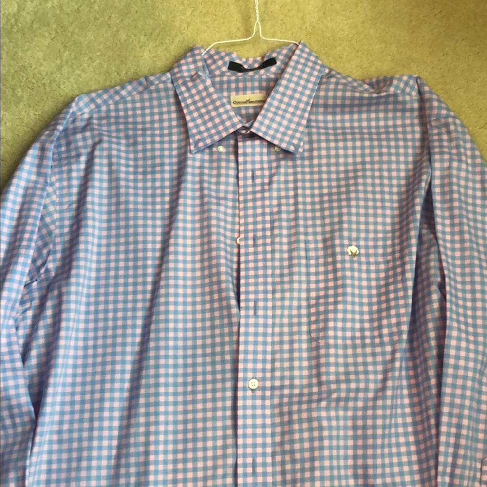 Men’s Cotton Brothers Plaid Summer Button Dow